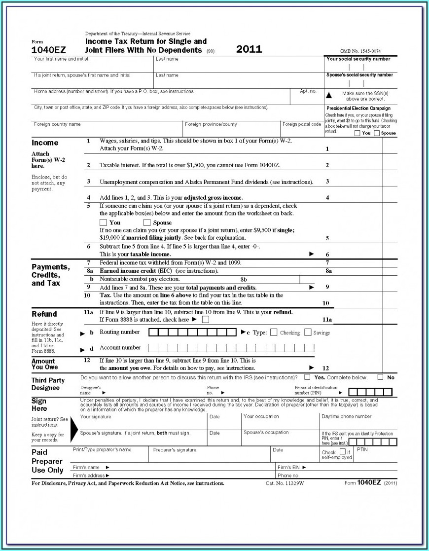 2013 Federal Tax Forms 1040a Printable Form Resume Examples P32EE5b2J8