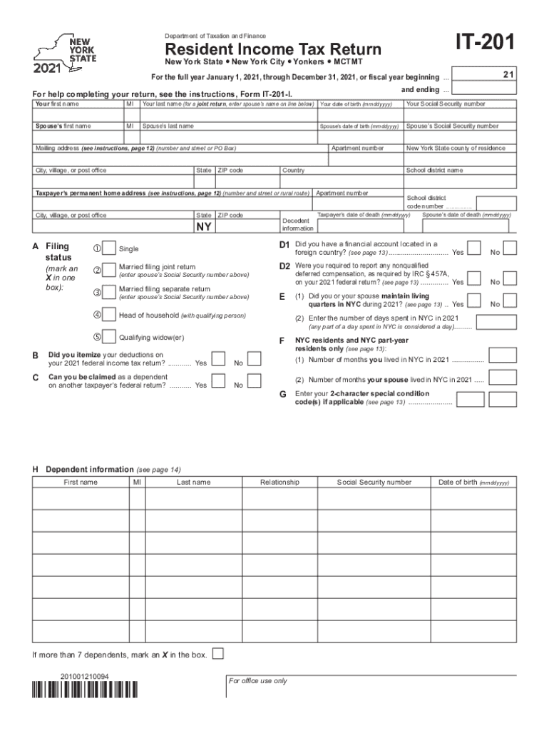 2023 Nys Tax Form Printable Forms Free Online