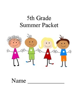 5th Grade Summer Packet By Little Tots Learning TpT