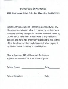 BLANK FINANCIAL AGREEMENT FORM LG Dental Studio