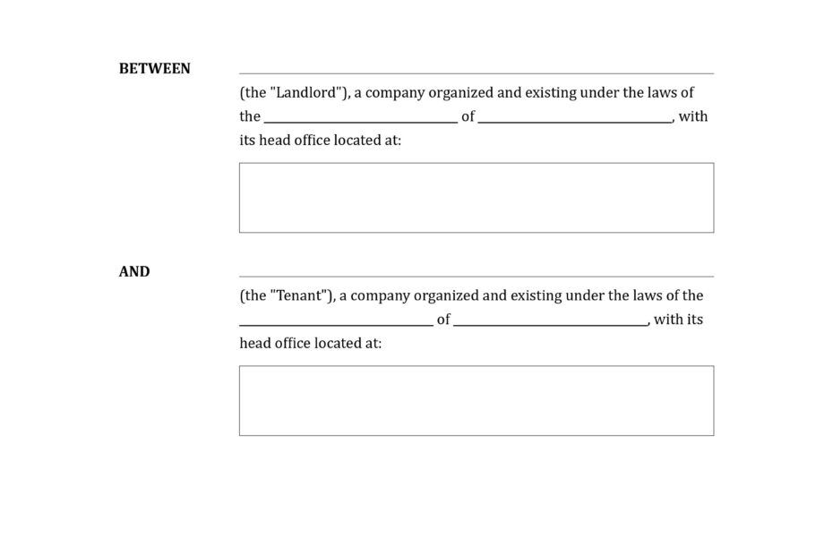 Farm Lease Agreement Template