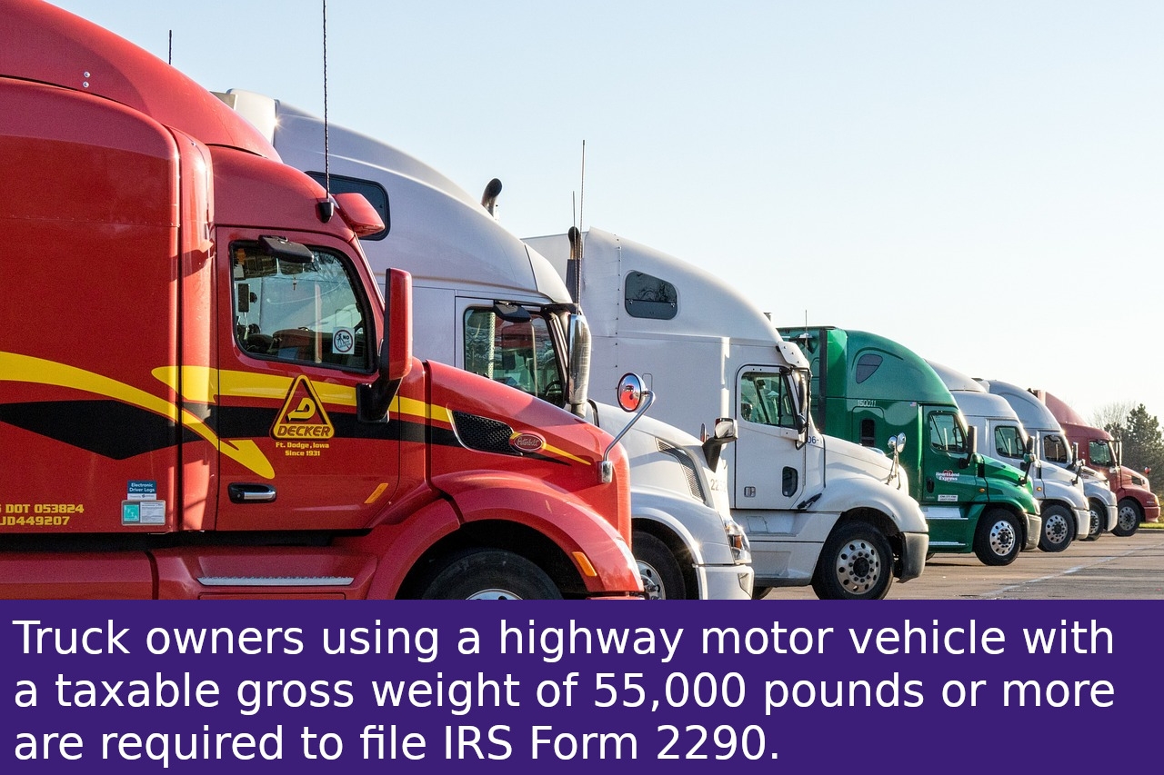 Form 2290 Heavy Vehicle Use Tax