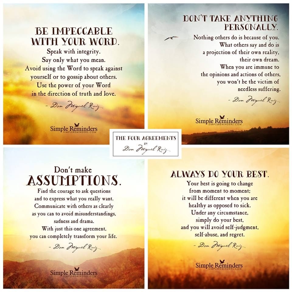 Four Agreements Printable Four Agreements Wallpaper Eleanor L Tillmon