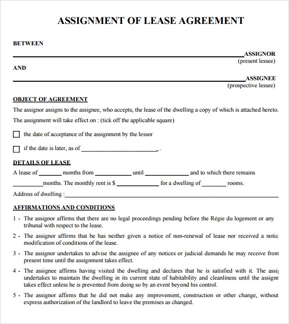 FREE Lease Agreement Template Printable Printable Lease Agreement