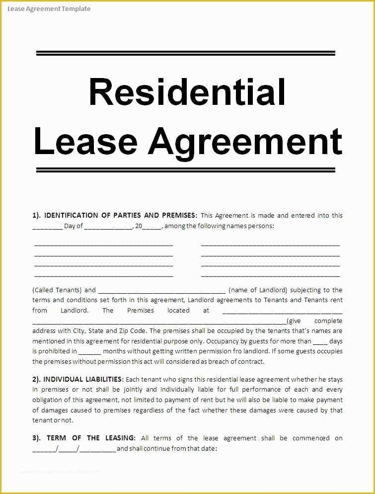 Free Lease Purchase Agreement Template Of Printable Sample Free Lease 