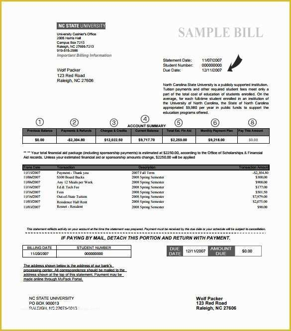 Free Printable Billing Statement Template Of Blank Invoice Statement 