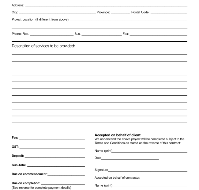 Free Printable Contract Agreement Template Printable Templates