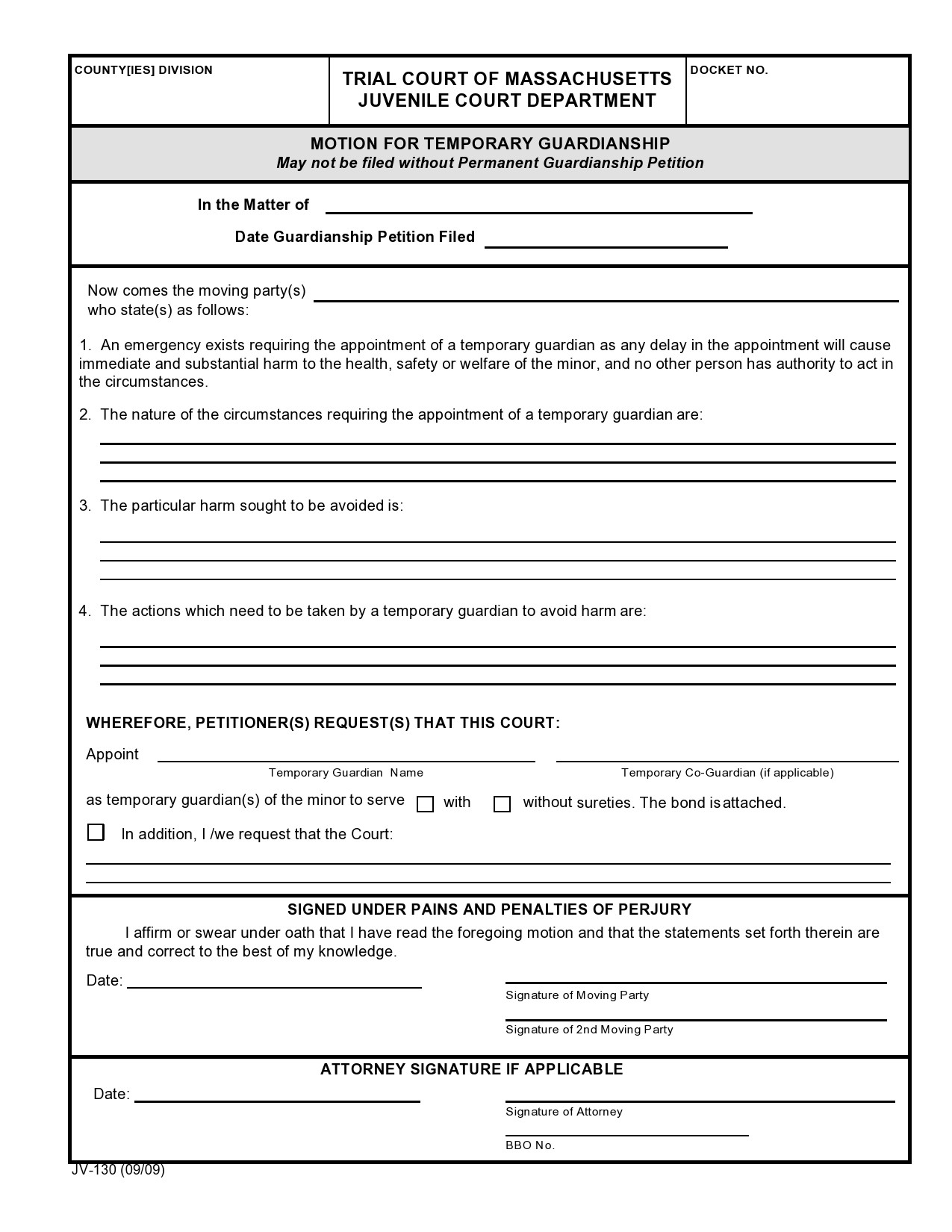 Free Printable Guardianship Forms Nc Printable Forms Free Online