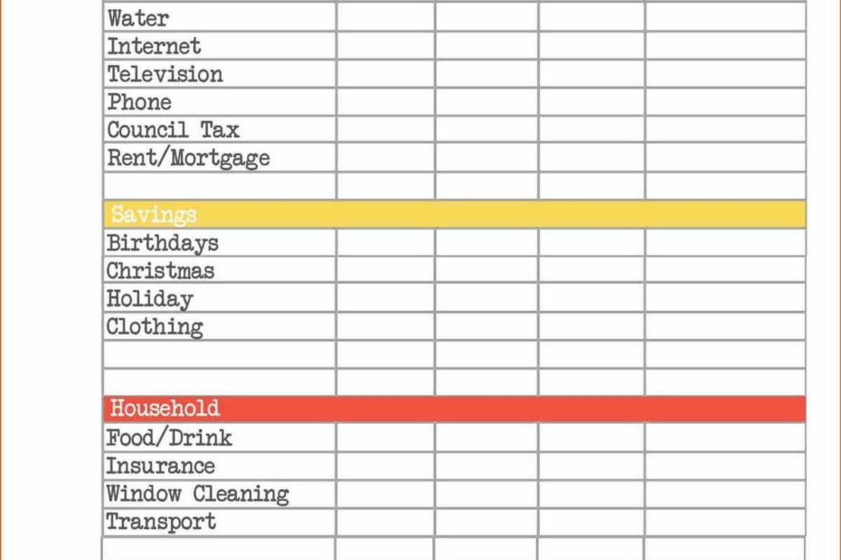 Free Printable Income And Expense Sheet Bangdax