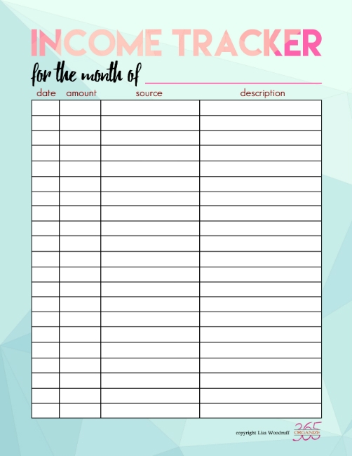 Free Printable Income And Expense Tracker Anifery