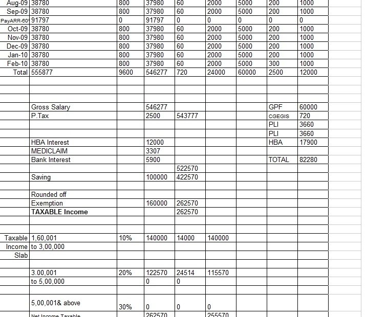 Free Printable Income Tax Worksheet