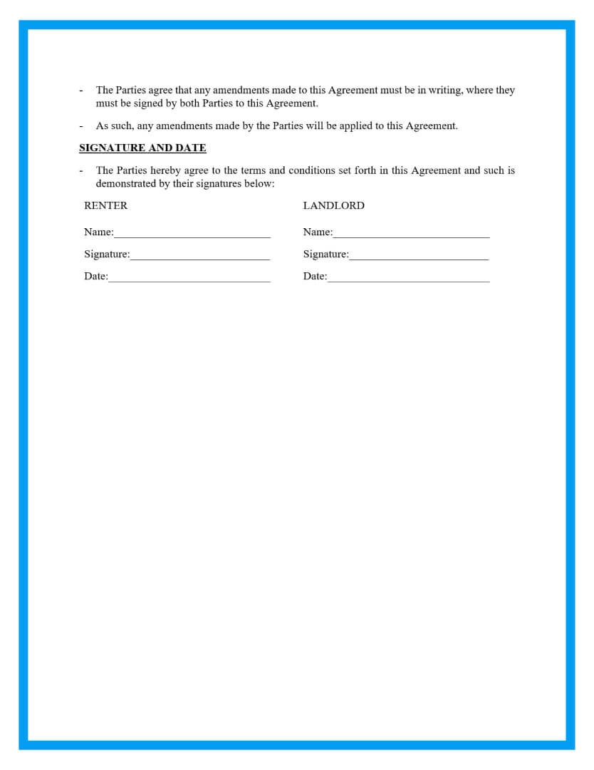 Free Printable Lease Agreement Simple Download Free Printable Lease 