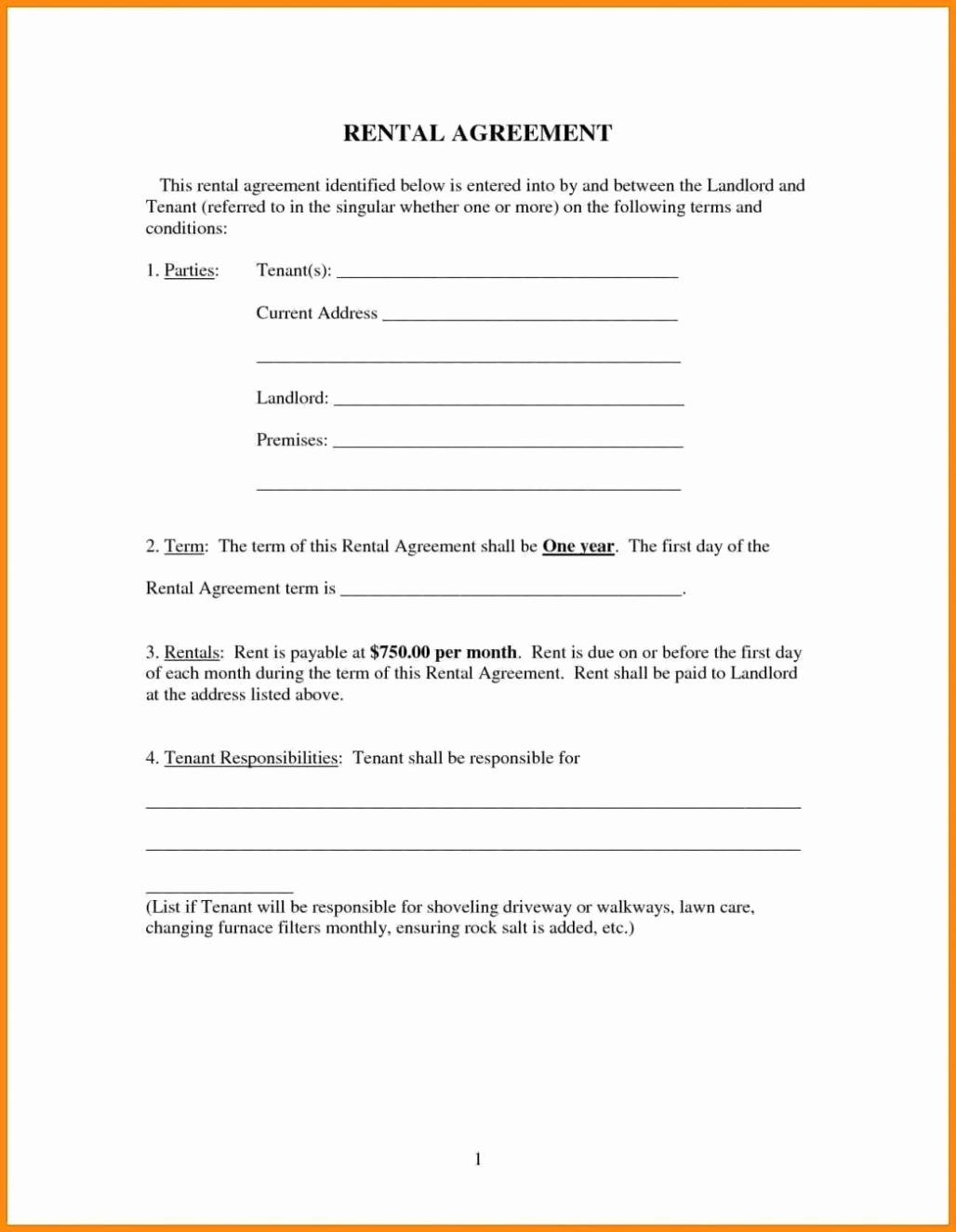 Free Printable Lease Agreement Template Free Printable Lease Agreement 