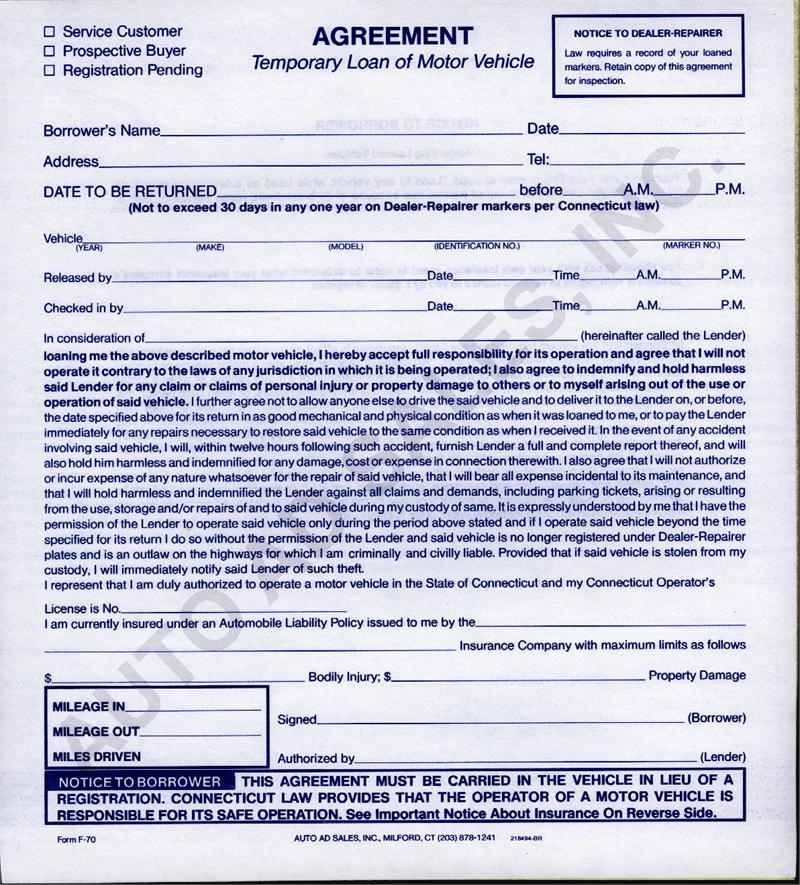 Free Printable Loan Agreement Form Form GENERIC 