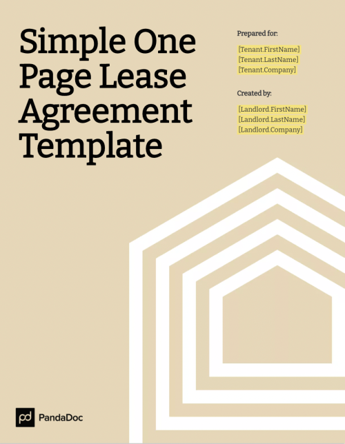 Free Printable One Page Rental Agreement Download Free Printable One 