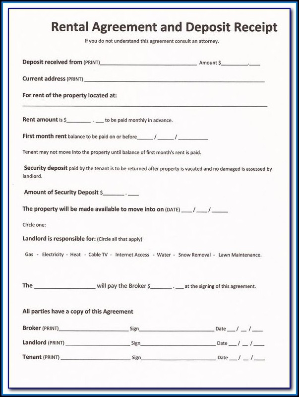 Free Printable Renters Agreement Form Form Resume Examples pv9w1MeV7A