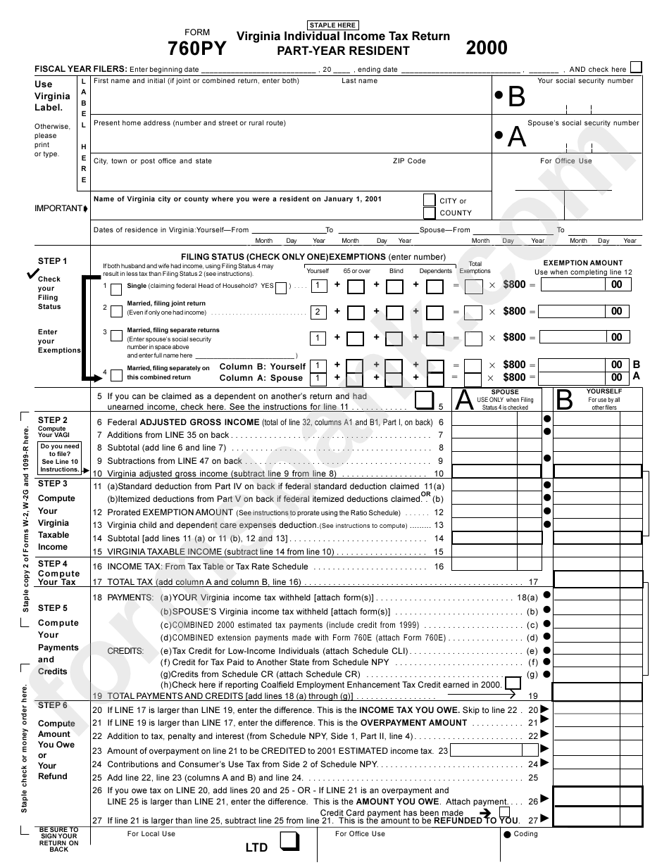 Free Printable State Income Tax Forms Printable Forms Free Online
