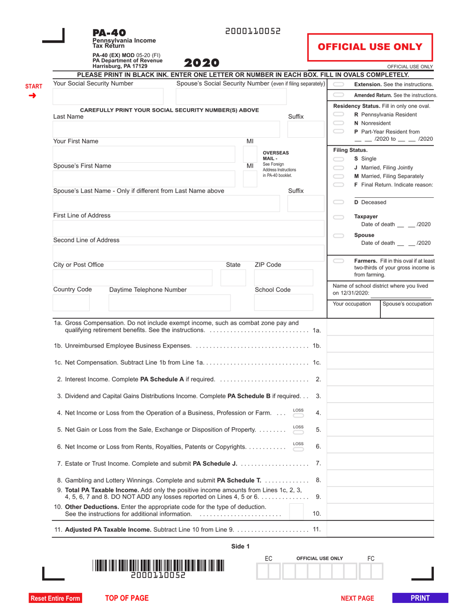 Free Printable State Income Tax Forms Printable Forms Free Online