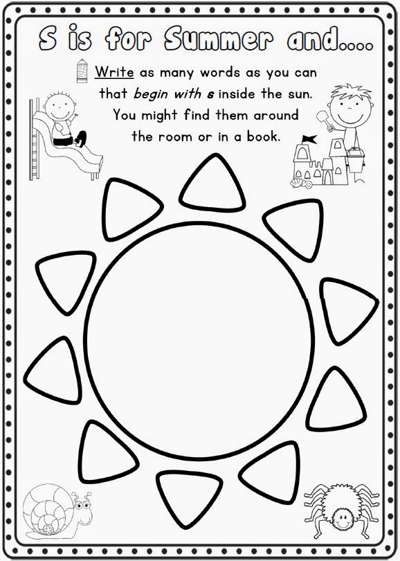 Free Printable Summer Worksheets
