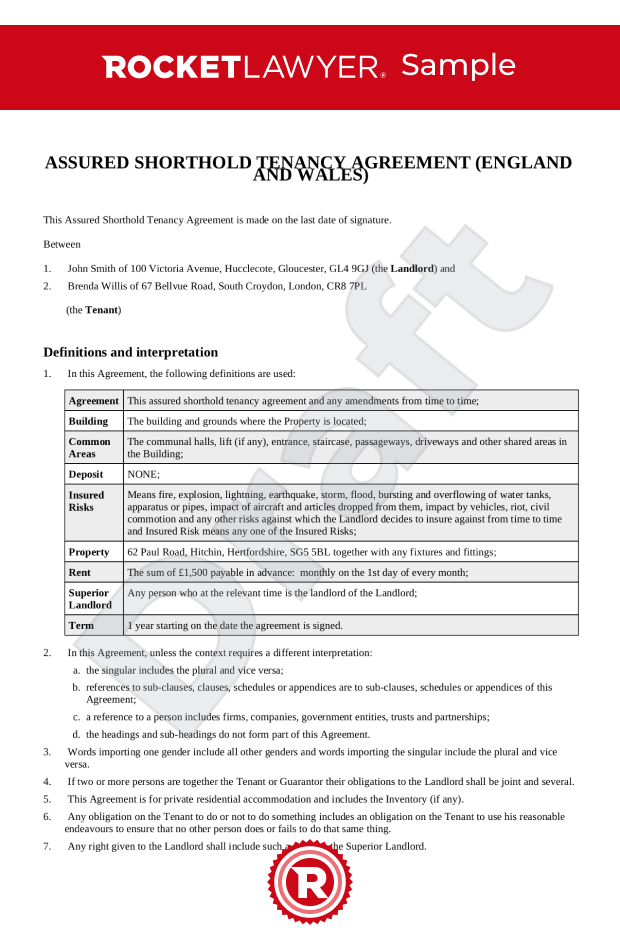 Free Printable Tenancy Agreement Template Uk Printable Forms Free Online