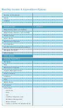 Income Expenditure Sheet Printable Pdf Download
