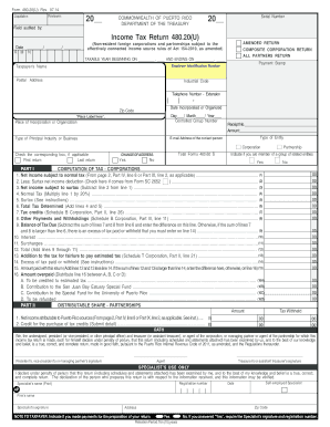 Income Tax Forms Puerto Rico Income Tax Forms