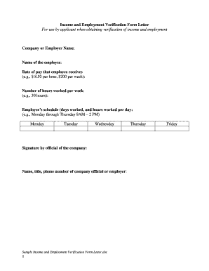 Income Verification Letter Template Free Printable Pdf Infoupdate