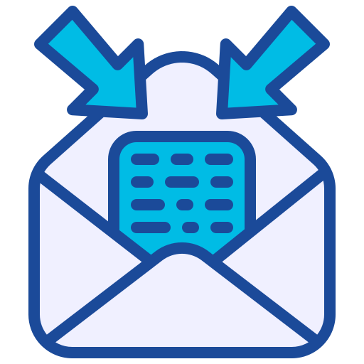Incoming Mail Generic Blue Icon