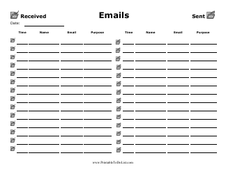 Incomingoutgoing Email Log Template Download Printabl Vrogue co