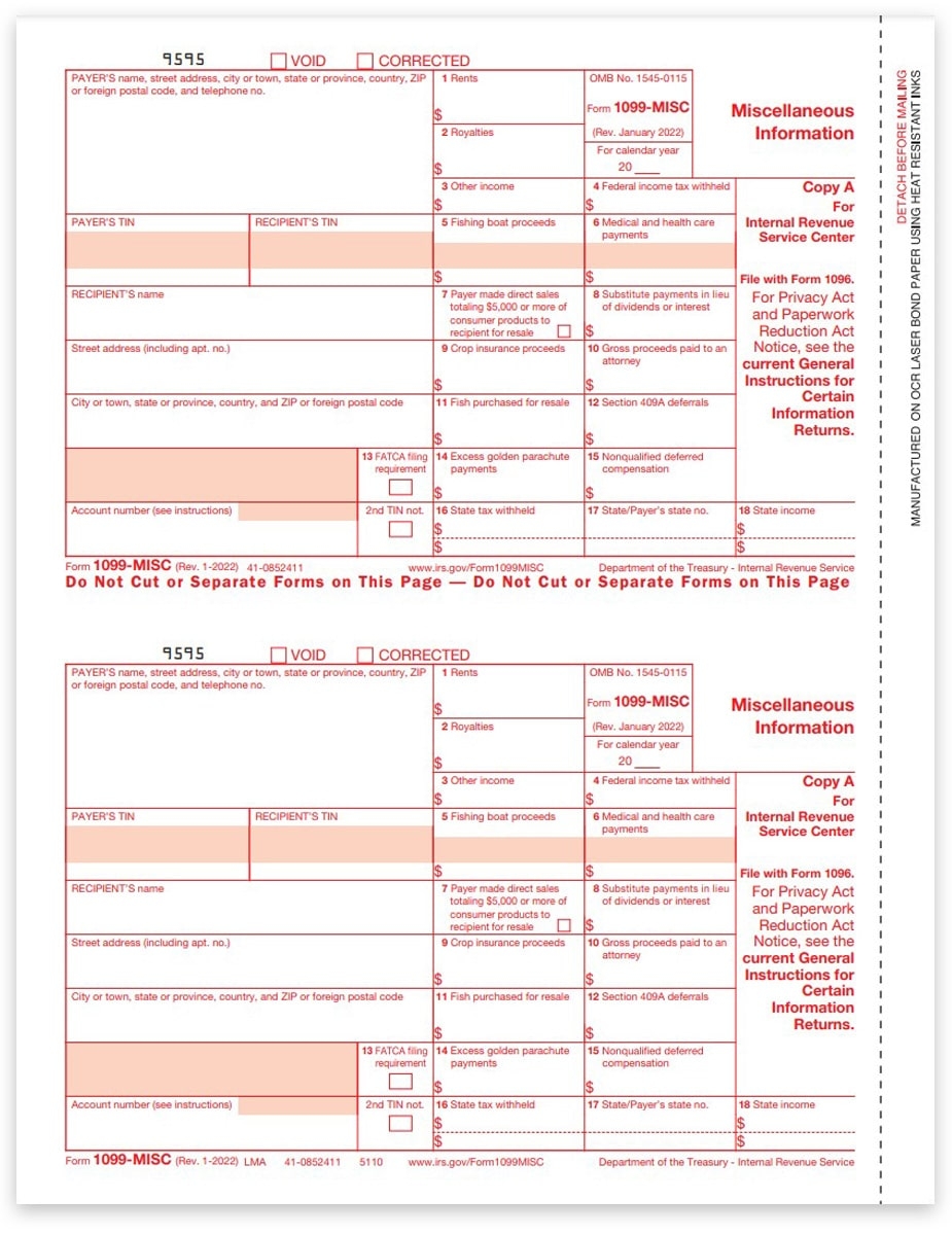 Irs 1099 Misc Form 2023 Printable Printable Forms Free Online