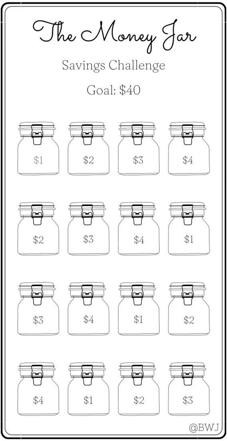 Low Income Savings Challenge Free Printable FREE Printable