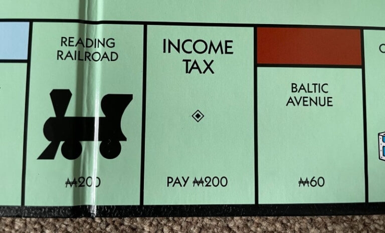 Monopoly Income Tax Rules Explained Monopoly Land