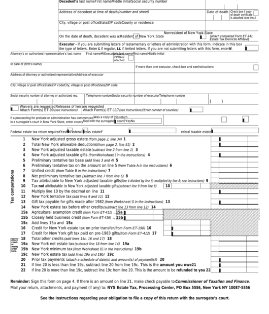 New York State Income Tax Forms Printable Printable Forms Free Online