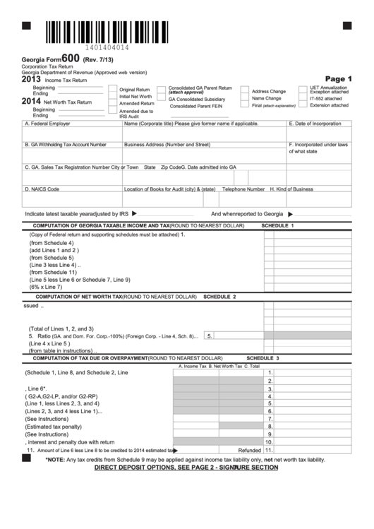 Printable Blank Georgia Income Tax Forms Printable Forms Free Online