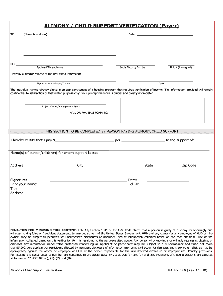 Printable Child Care Income Verification Form Printable Forms Free Online