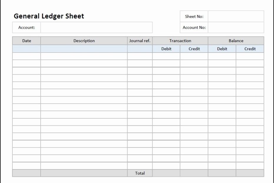 Printable Expense And Income Ledger With Balance Printable Ledger