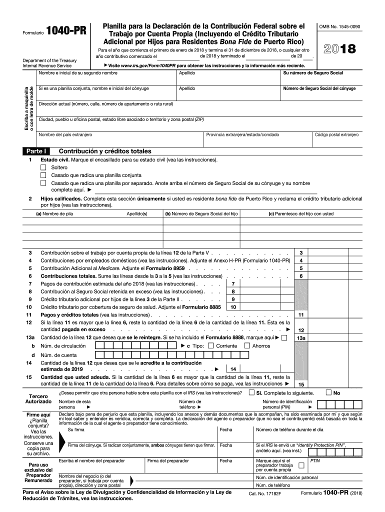 Printable Form Forv2018 Fed Tax Filing Printable Forms Free Online