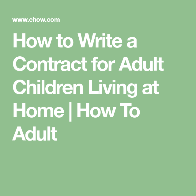 Printable Household Expectations Agreement