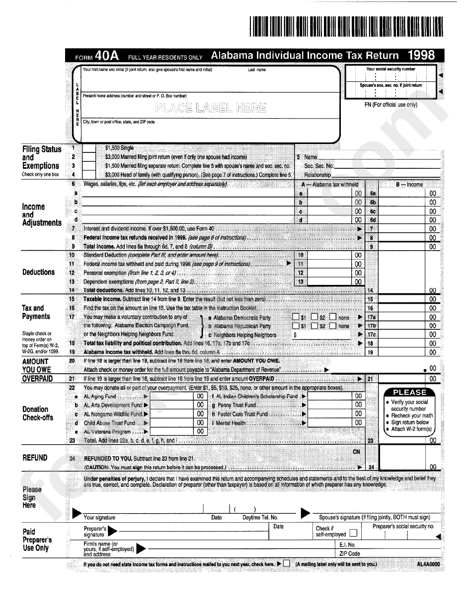 Printable Income Tax Forms Prntbl concejomunicipaldechinu gov co