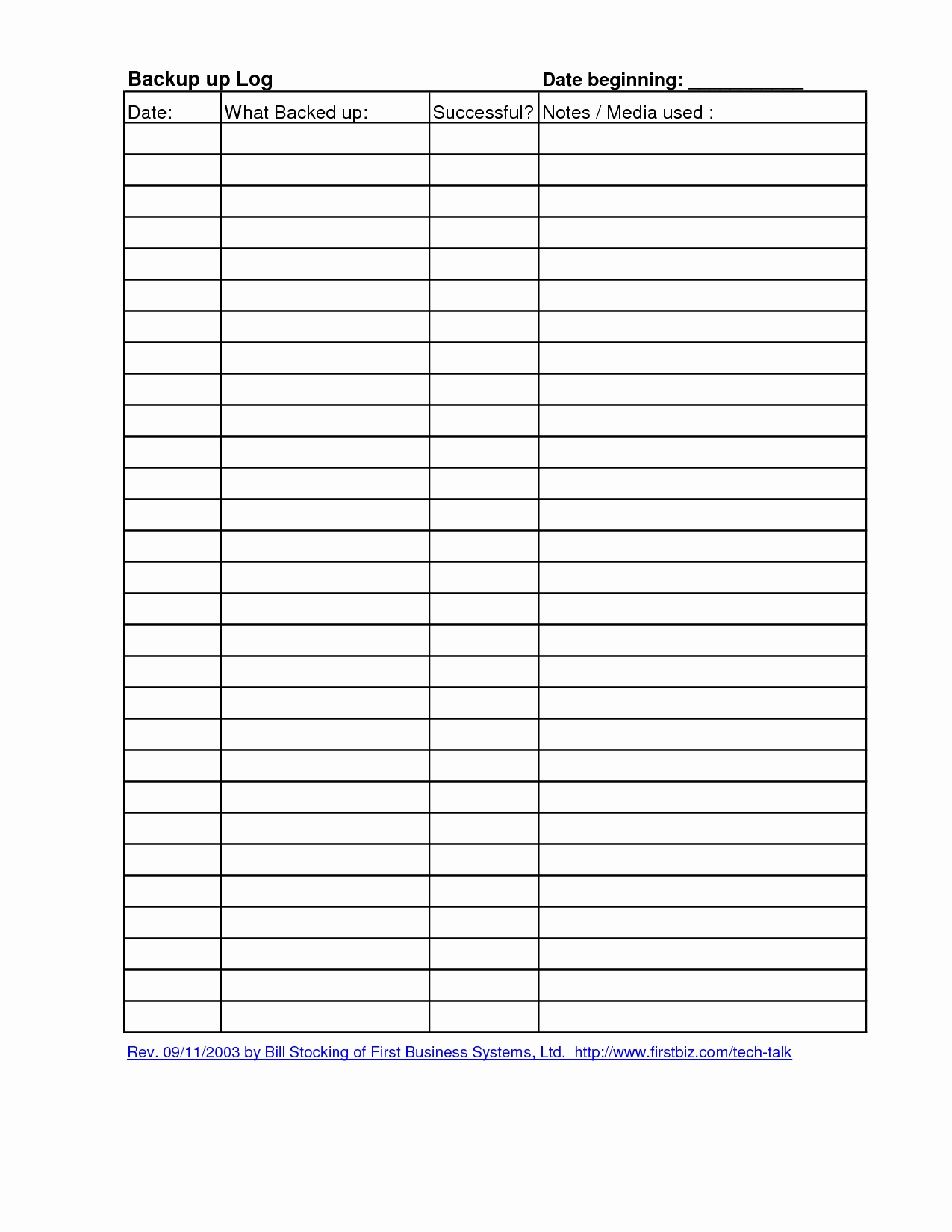 Printable Payment Log Shop Fresh