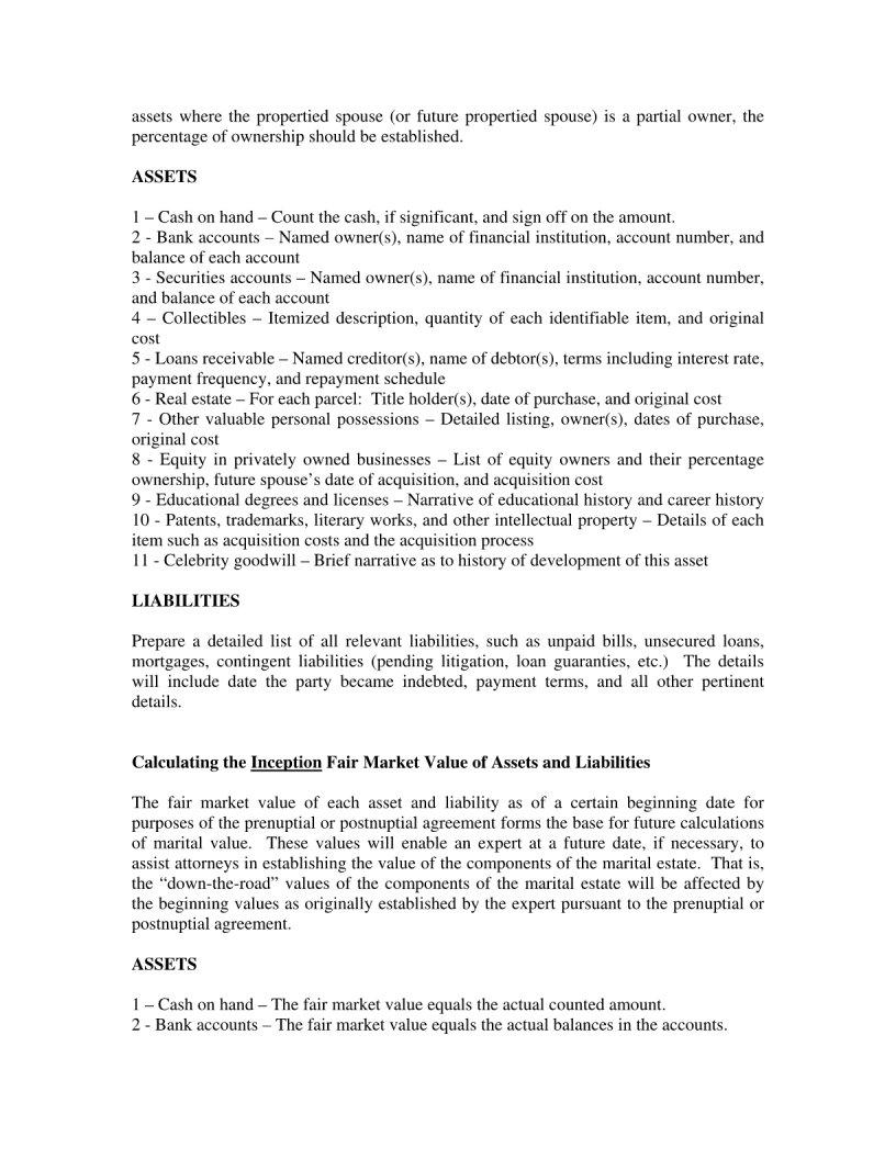 Printable Postnuptial Agreement PDF Form FormsPal