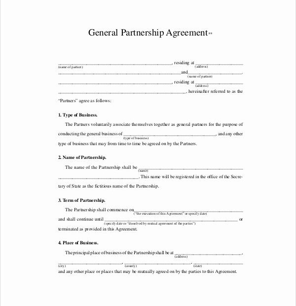 Printable Shared Well Agreement