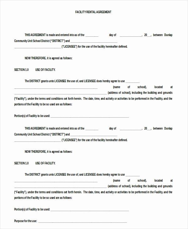 Printable Simple Rv Lot Rental Agreement