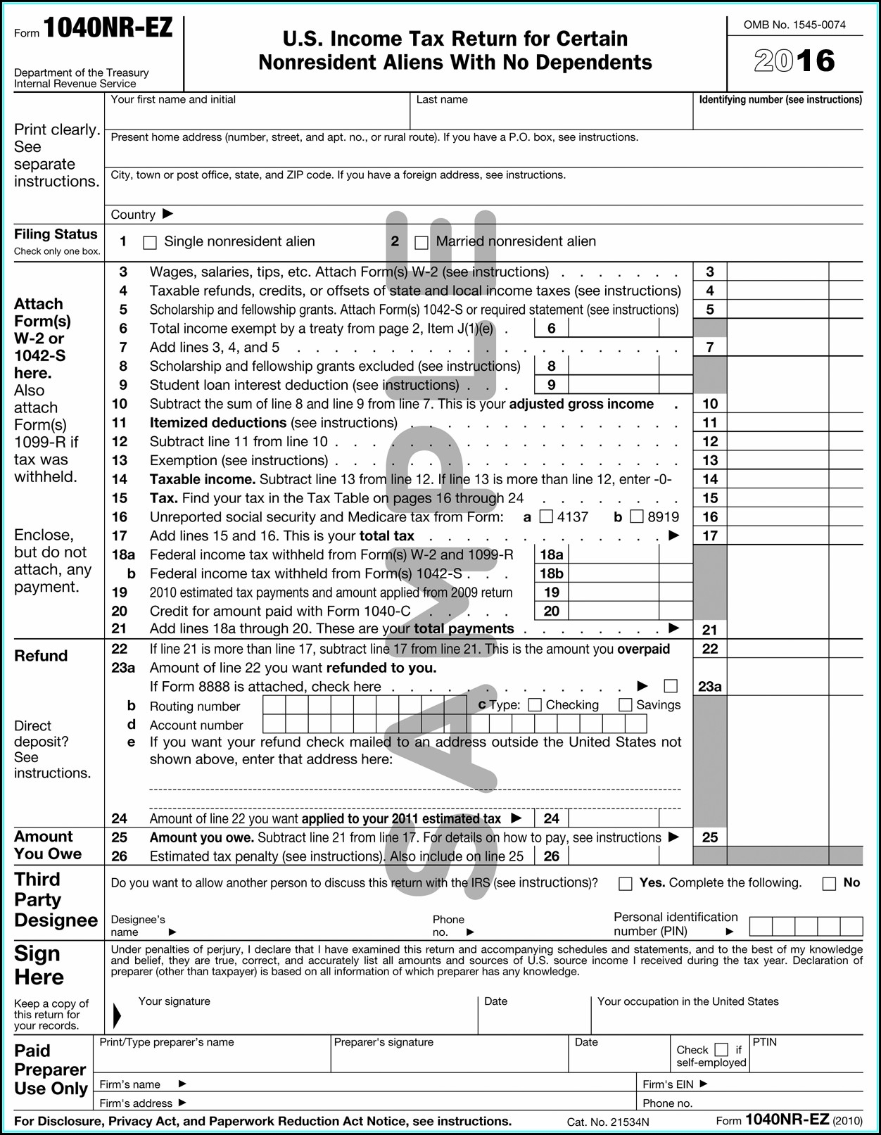 Printable Tax Forms 1040ez 2019 Form Resume Examples vq1PyQrKkR