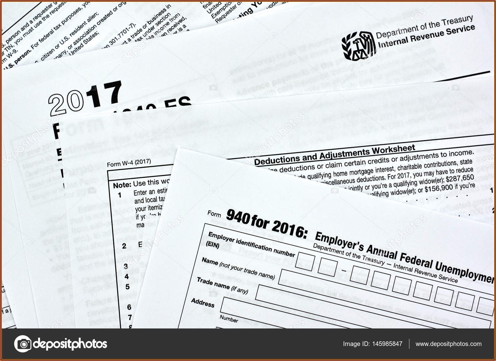 Printable Tax Forms 2017