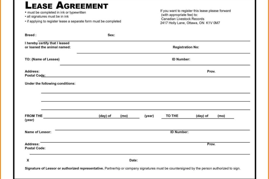 Rental Agreement Form Printable Printable Forms Free Online