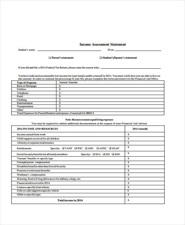 Residential Aged Care Fee Income Assessment Form Printable Printable 