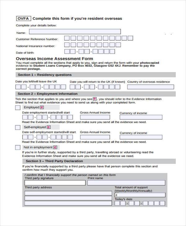 Residential Aged Care Fee Income Assessment Form Printable Printable 