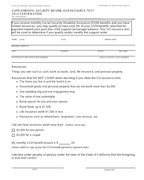 Supplemental Security Income Printable Wage Reporting Form Printable