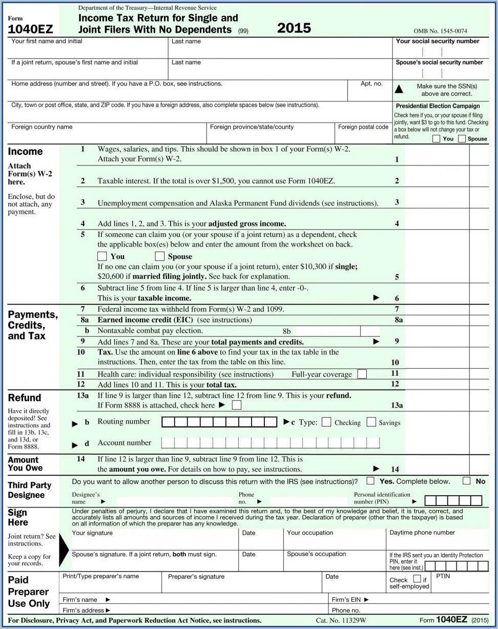 Tax Forms 2016 Printable Form Resume Examples My3aX6NPKw